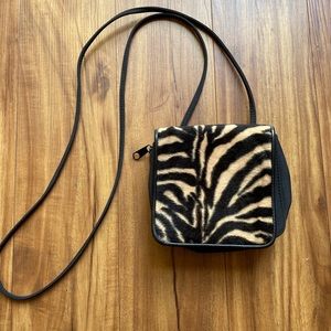 Tiger print crossbody bag